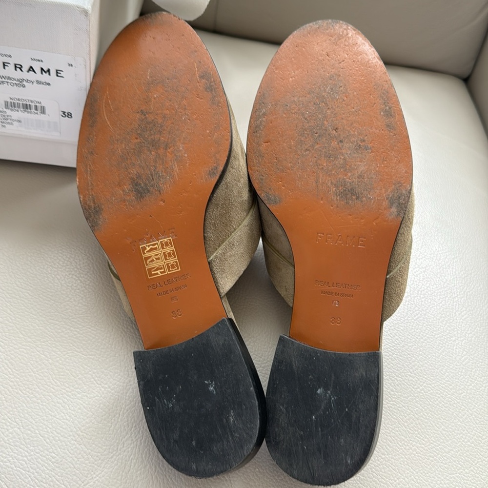 FRAME Le Willoughby Mule (all leather) Size 7 1/2 EU 38 - Picture 5 of 5